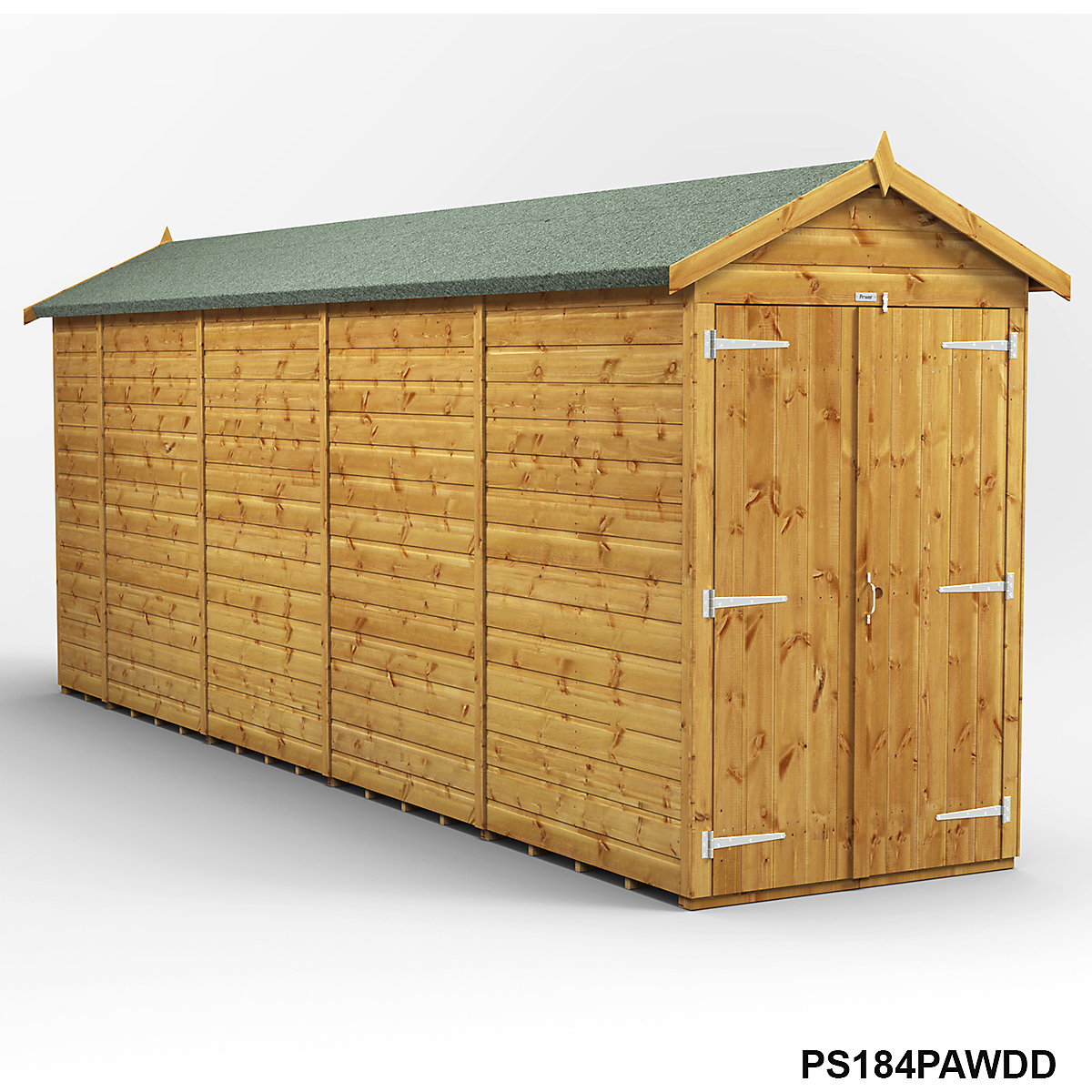 Power 4ft Wide Apex Garden Storage Sheds | Optional Windows (Product illustration 19)-18