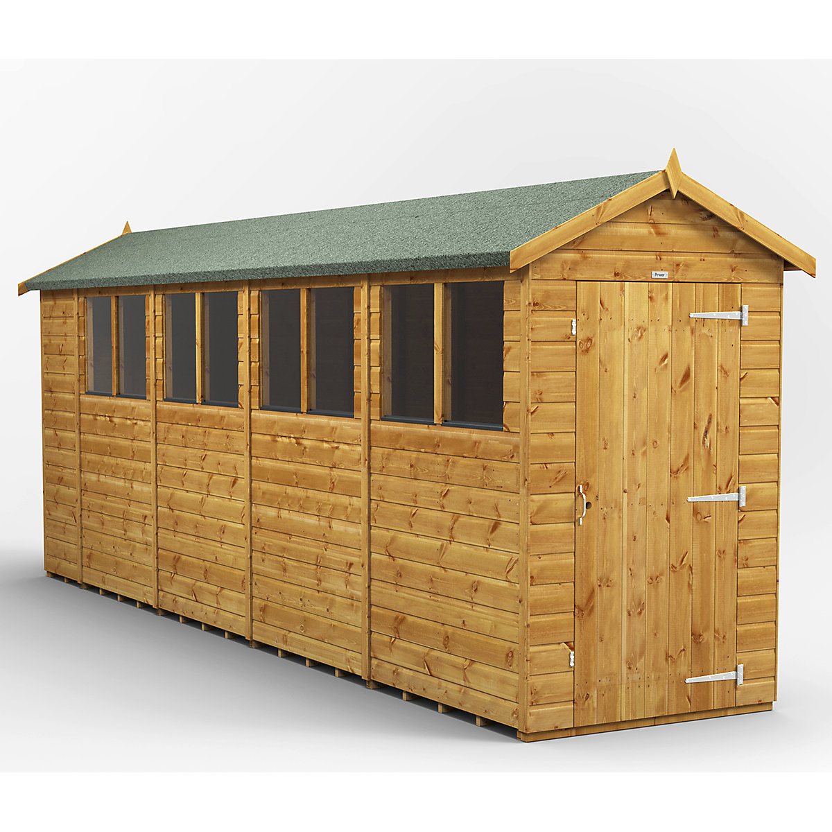 Power 4ft Wide Apex Garden Storage Sheds | Optional Windows