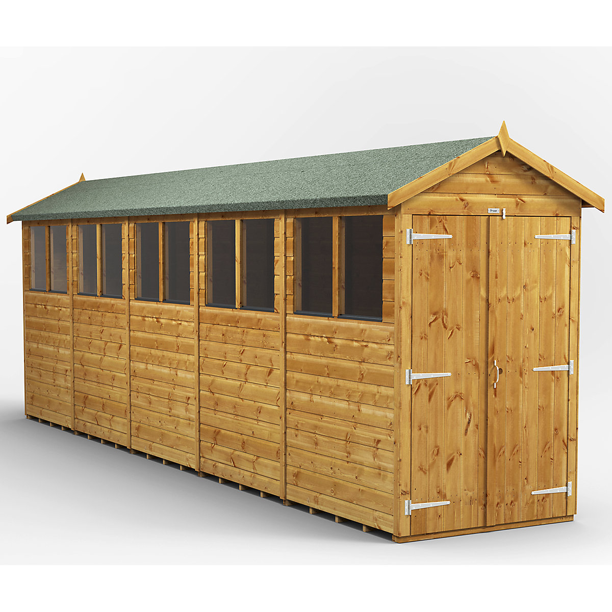 Power 4ft Wide Apex Garden Storage Sheds | Optional Windows