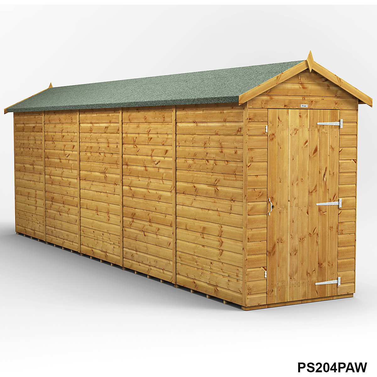 Power 4ft Wide Apex Garden Storage Sheds | Optional Windows (Product illustration 11)-10