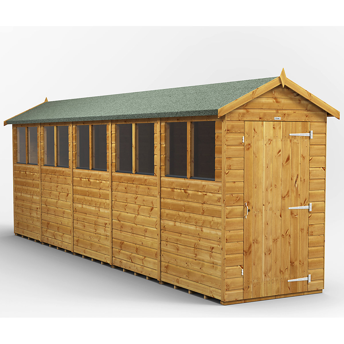 Power 4ft Wide Apex Garden Storage Sheds | Optional Windows