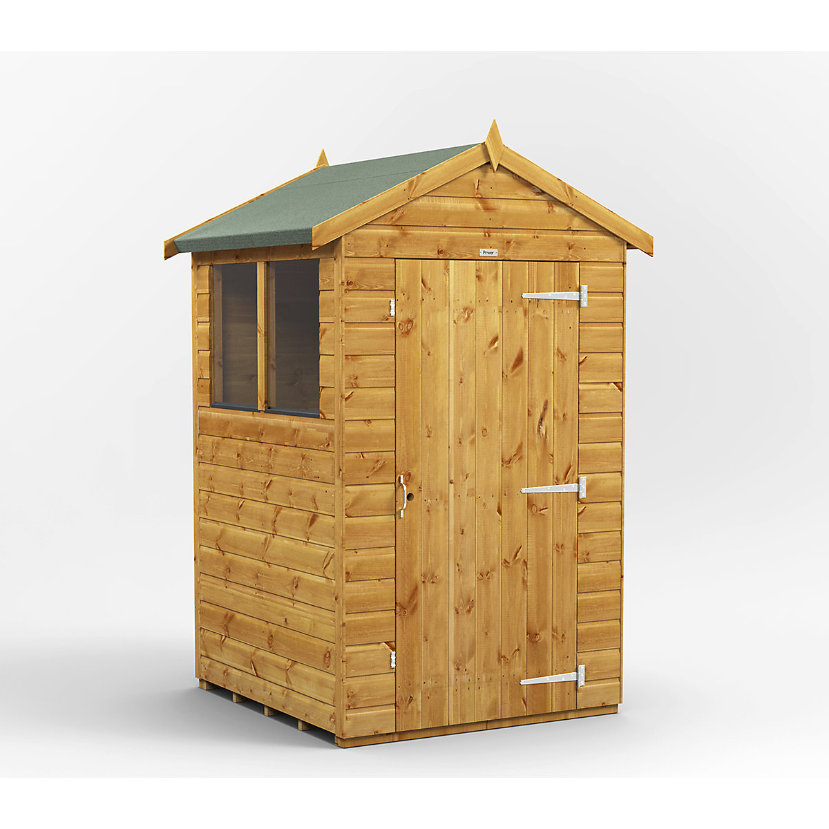 Power 4ft Wide Apex Garden Storage Sheds | Optional Windows