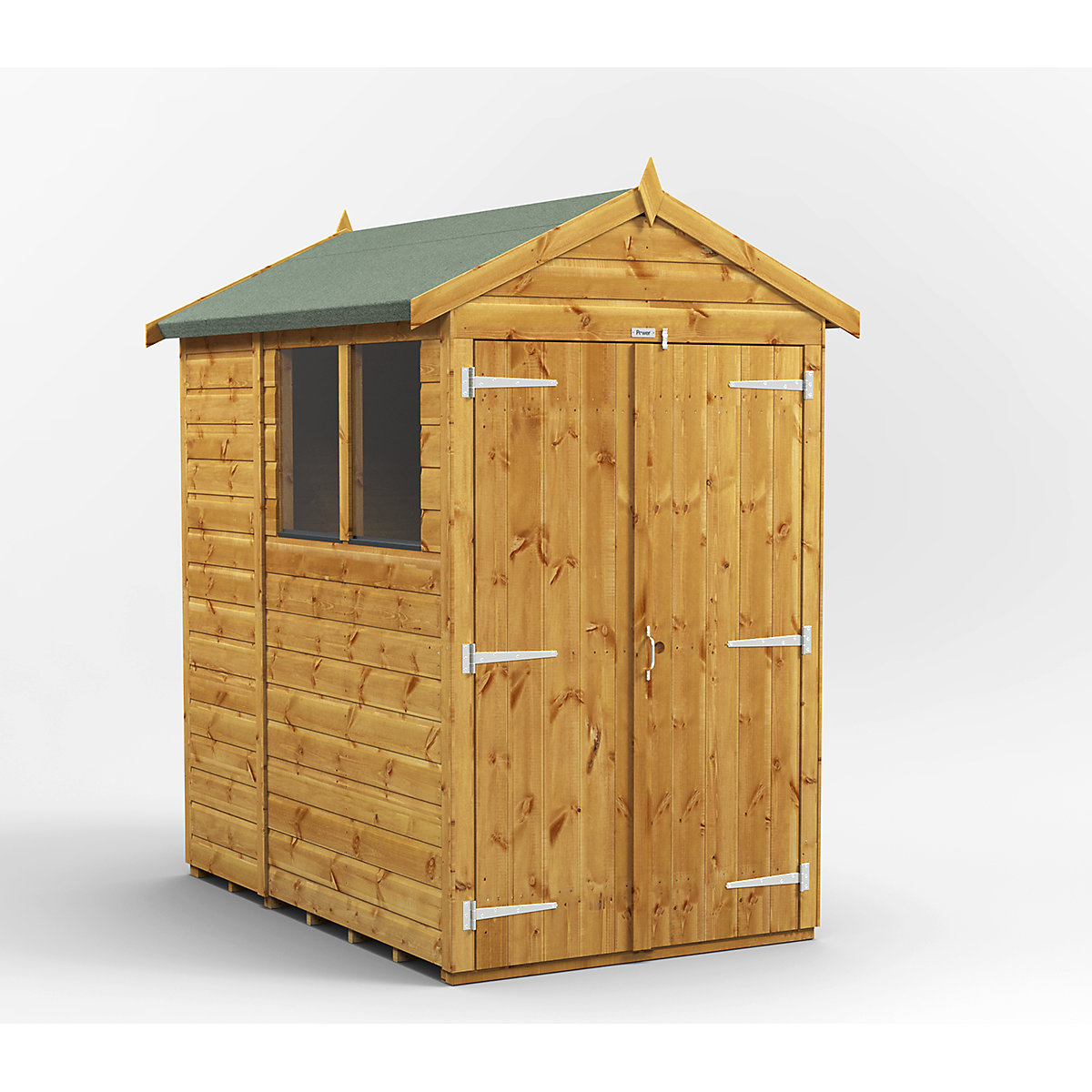 Power 4ft Wide Apex Garden Storage Sheds | Optional Windows