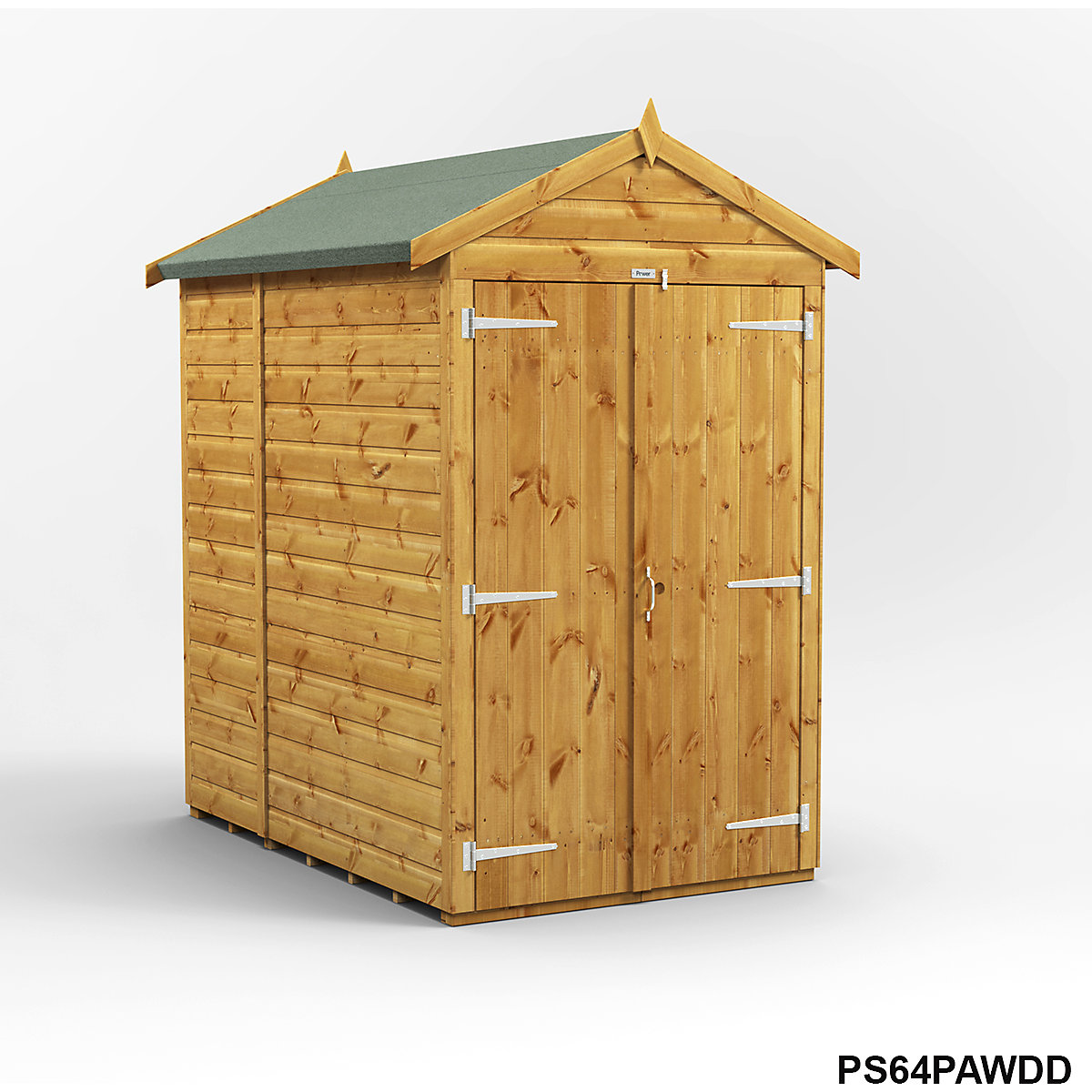 Power 4ft Wide Apex Garden Storage Sheds | Optional Windows (Product illustration 13)-12