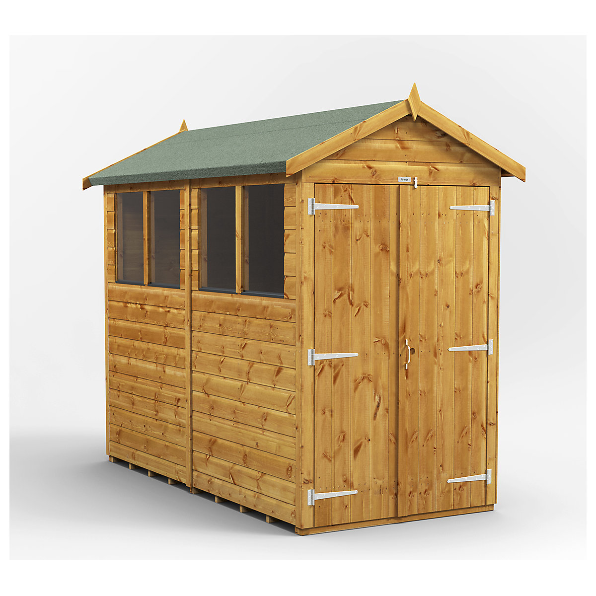 Power 4ft Wide Apex Garden Storage Sheds | Optional Windows