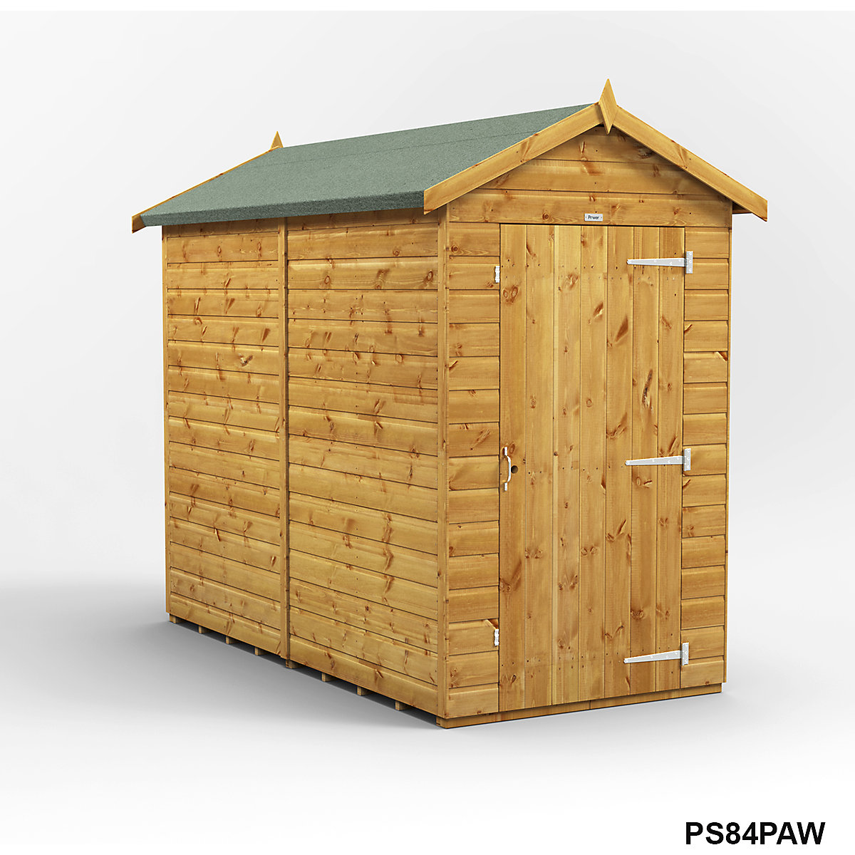 Power 4ft Wide Apex Garden Storage Sheds | Optional Windows (Product illustration 5)-4