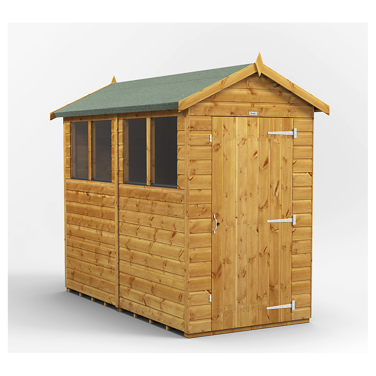 Power 4ft Wide Apex Garden Storage Sheds | Optional Windows