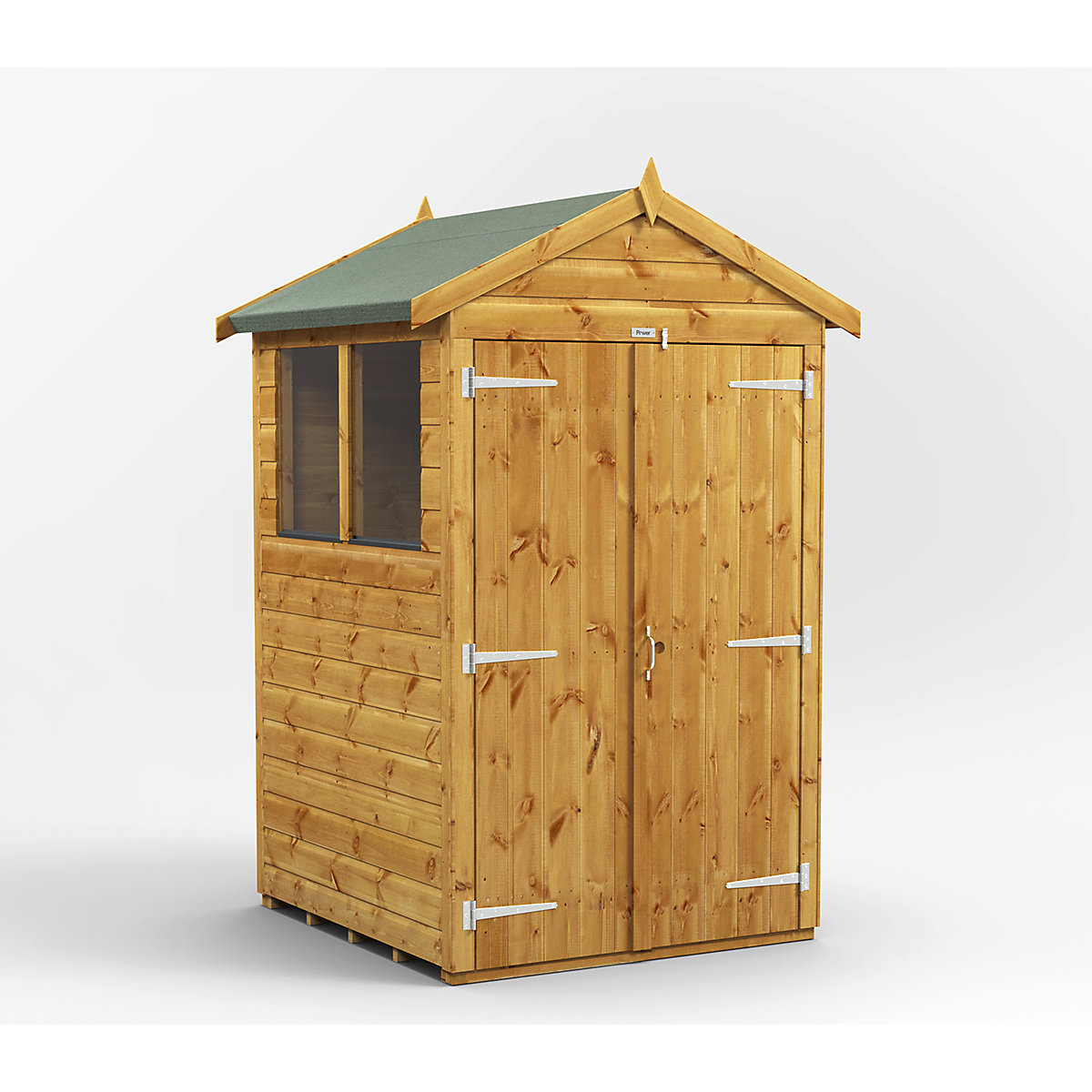 Power 4ft Wide Apex Garden Storage Sheds | Optional Windows