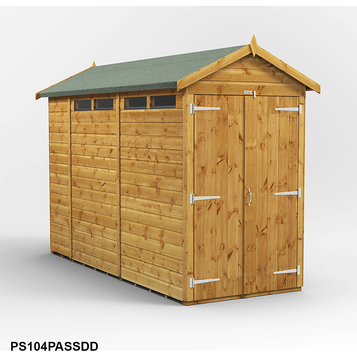 Power 4ft Wide Apex Security Shed (Product illustration 15)-14