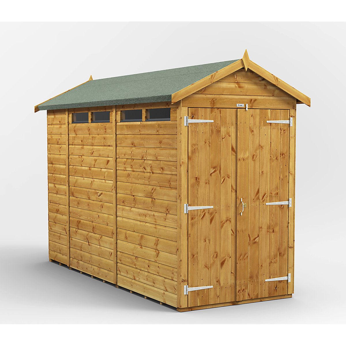 Power 4ft Wide Apex Security Shed