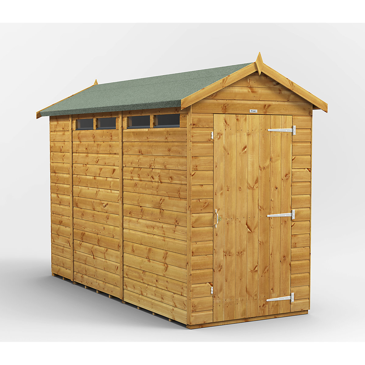Power 4ft Wide Apex Security Shed