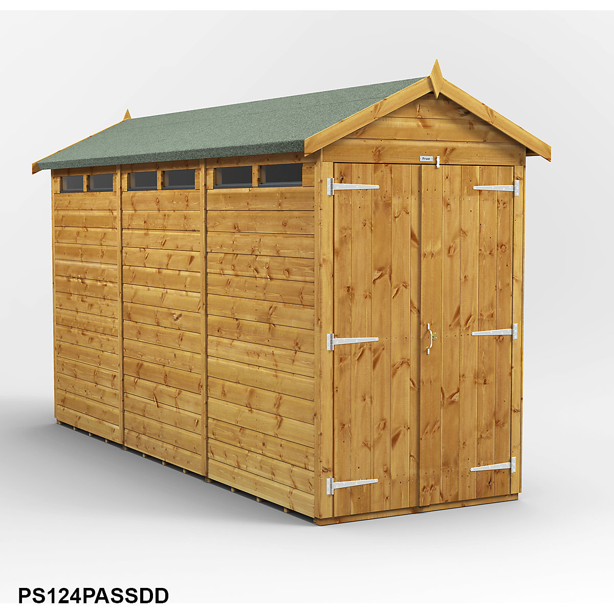Power 4ft Wide Apex Security Shed (Product illustration 16)-15
