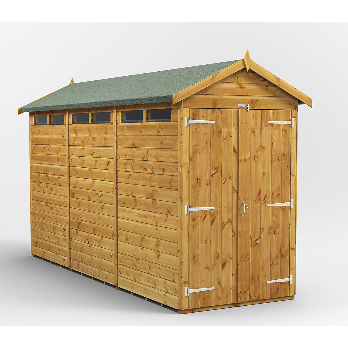 Power 4ft Wide Apex Security Shed