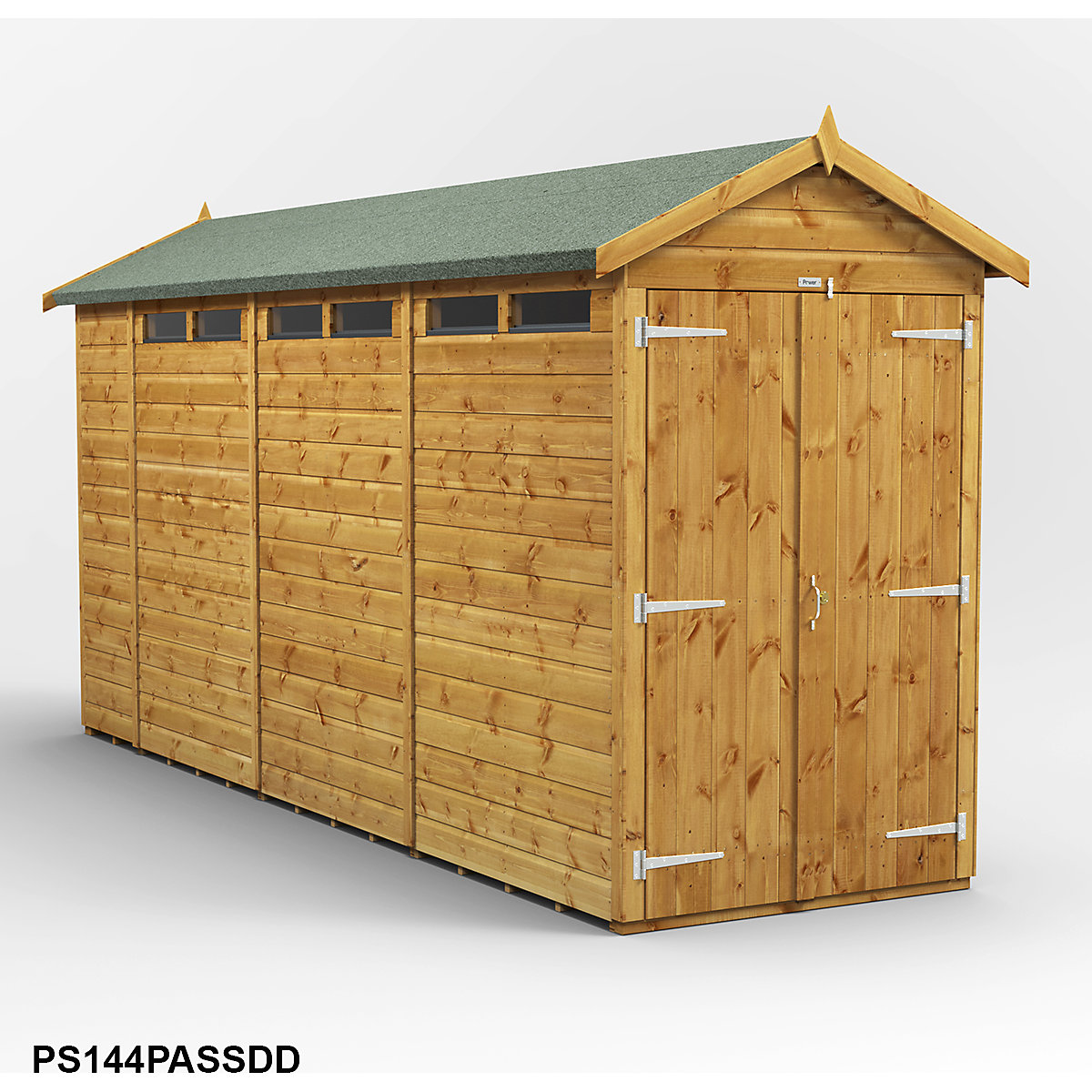 Power 4ft Wide Apex Security Shed (Product illustration 17)-16