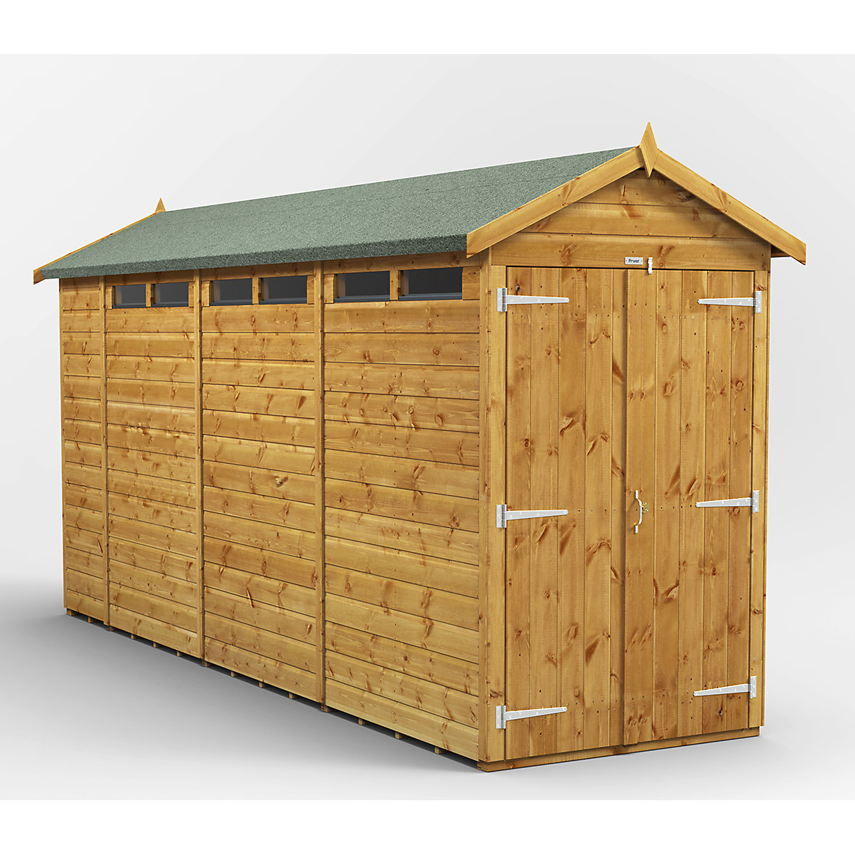 Power 4ft Wide Apex Security Shed