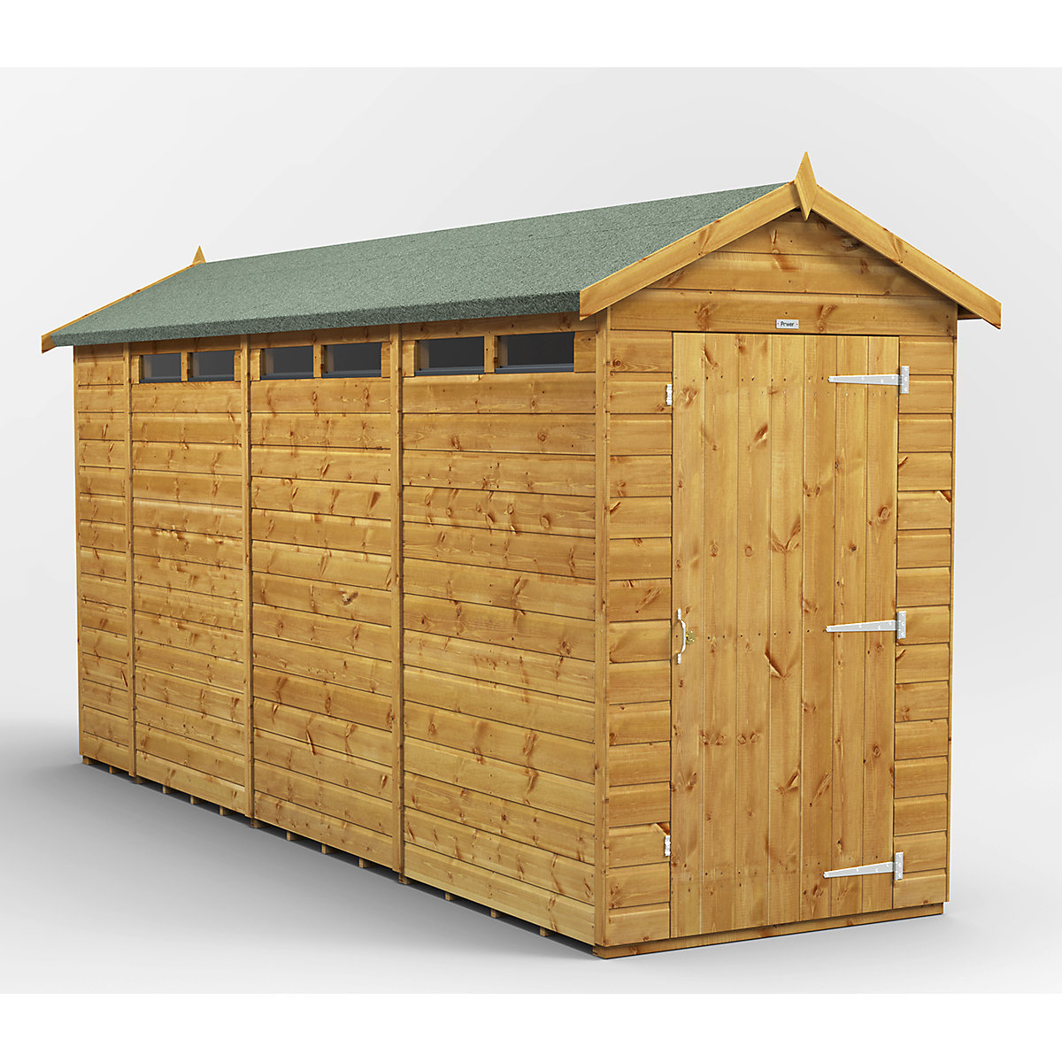 Power 4ft Wide Apex Security Shed