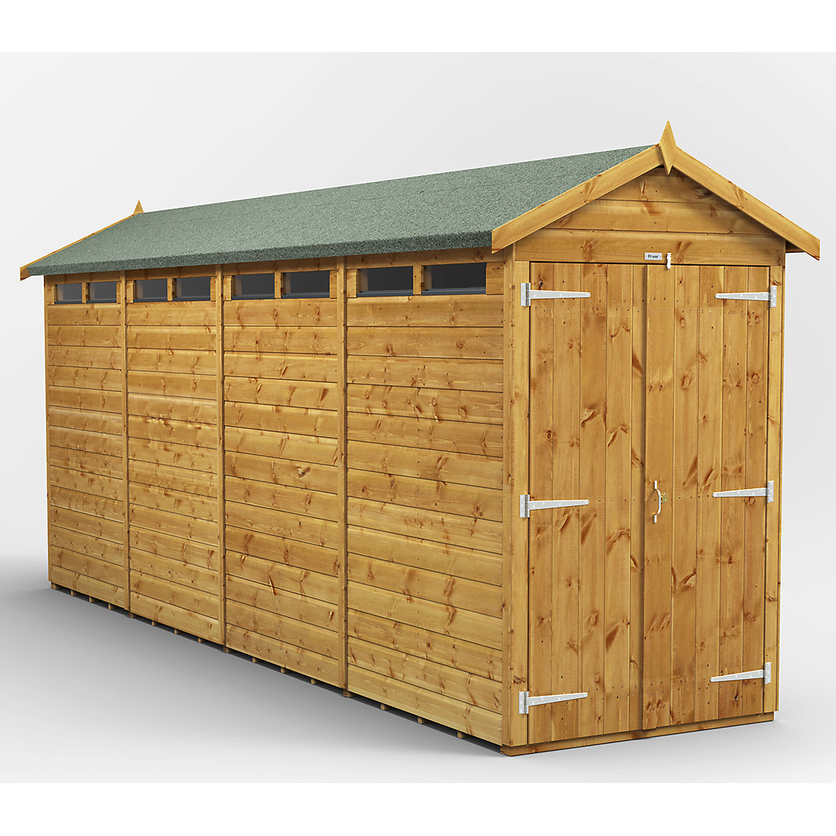 Power 4ft Wide Apex Security Shed