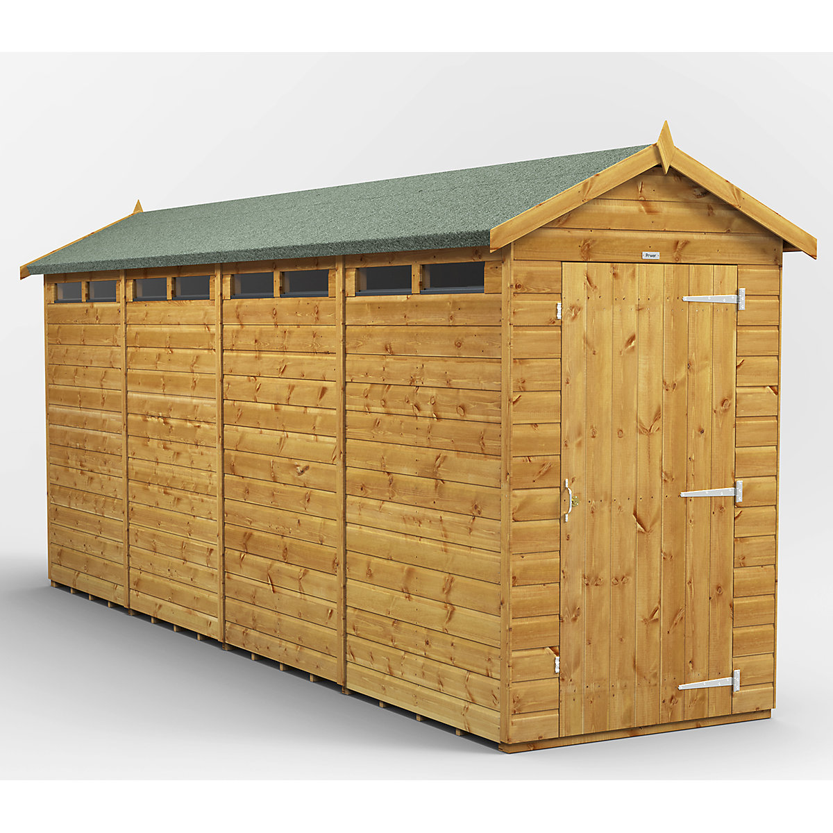 Power 4ft Wide Apex Security Shed