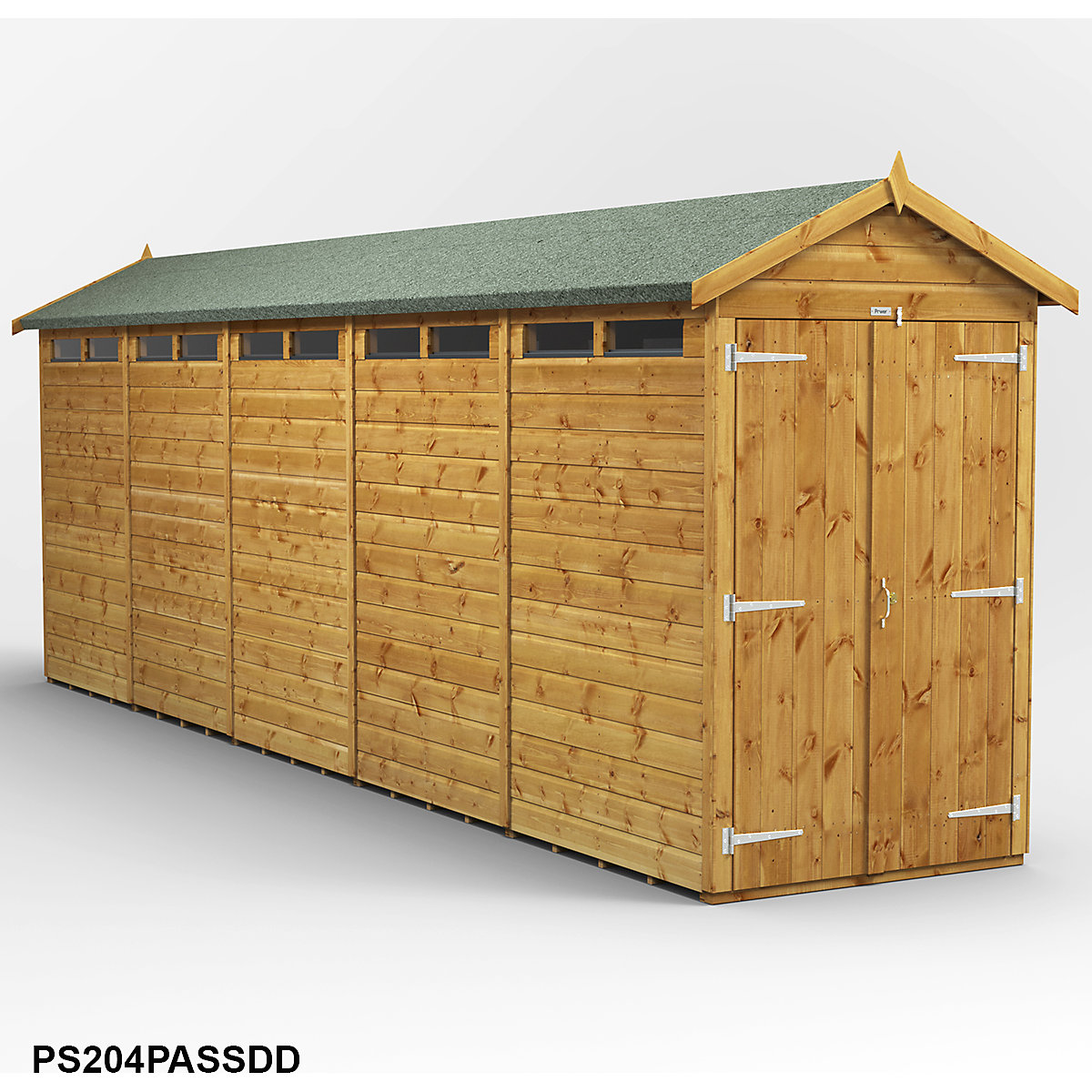 Power 4ft Wide Apex Security Shed (Product illustration 20)-19