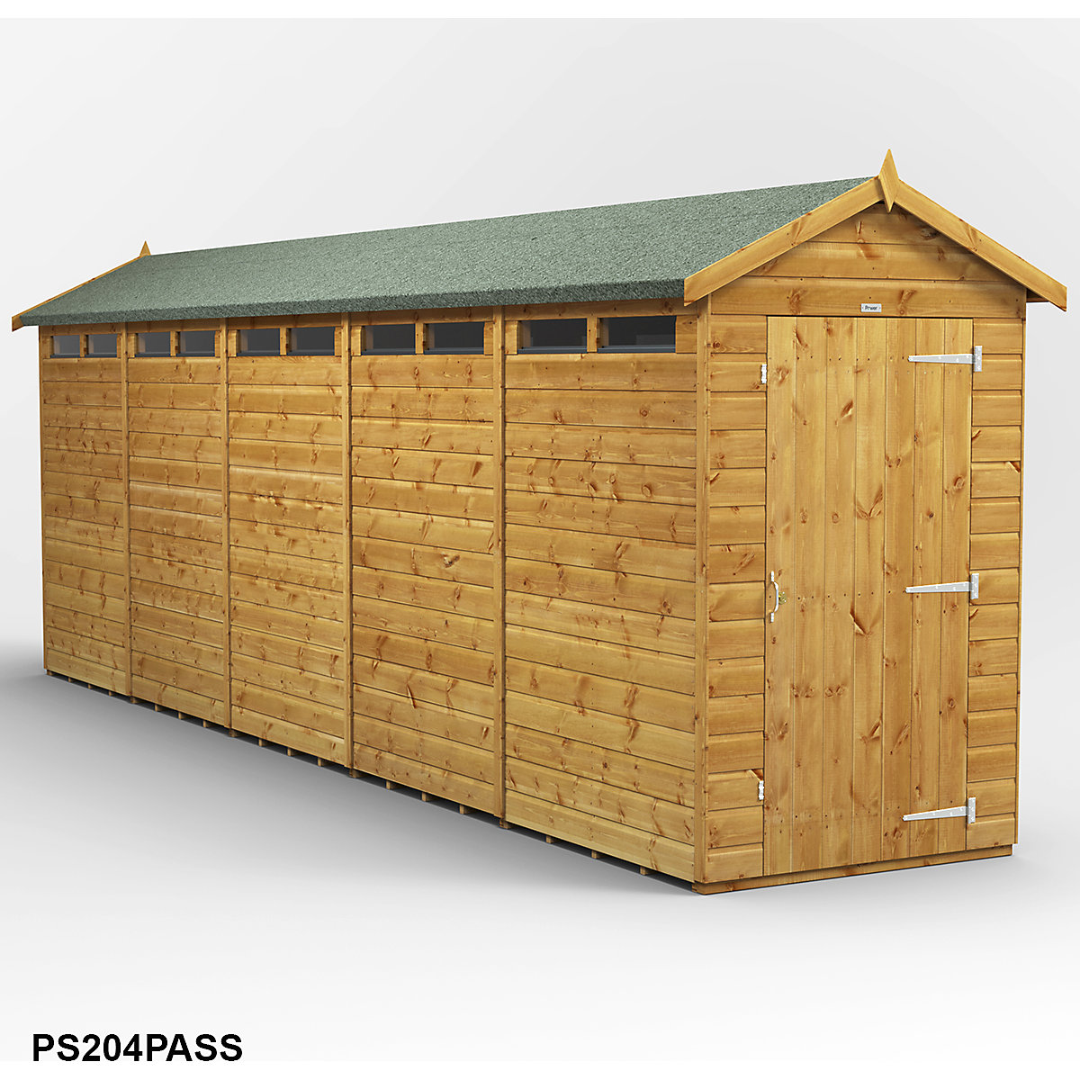 Power 4ft Wide Apex Security Shed (Product illustration 11)-10