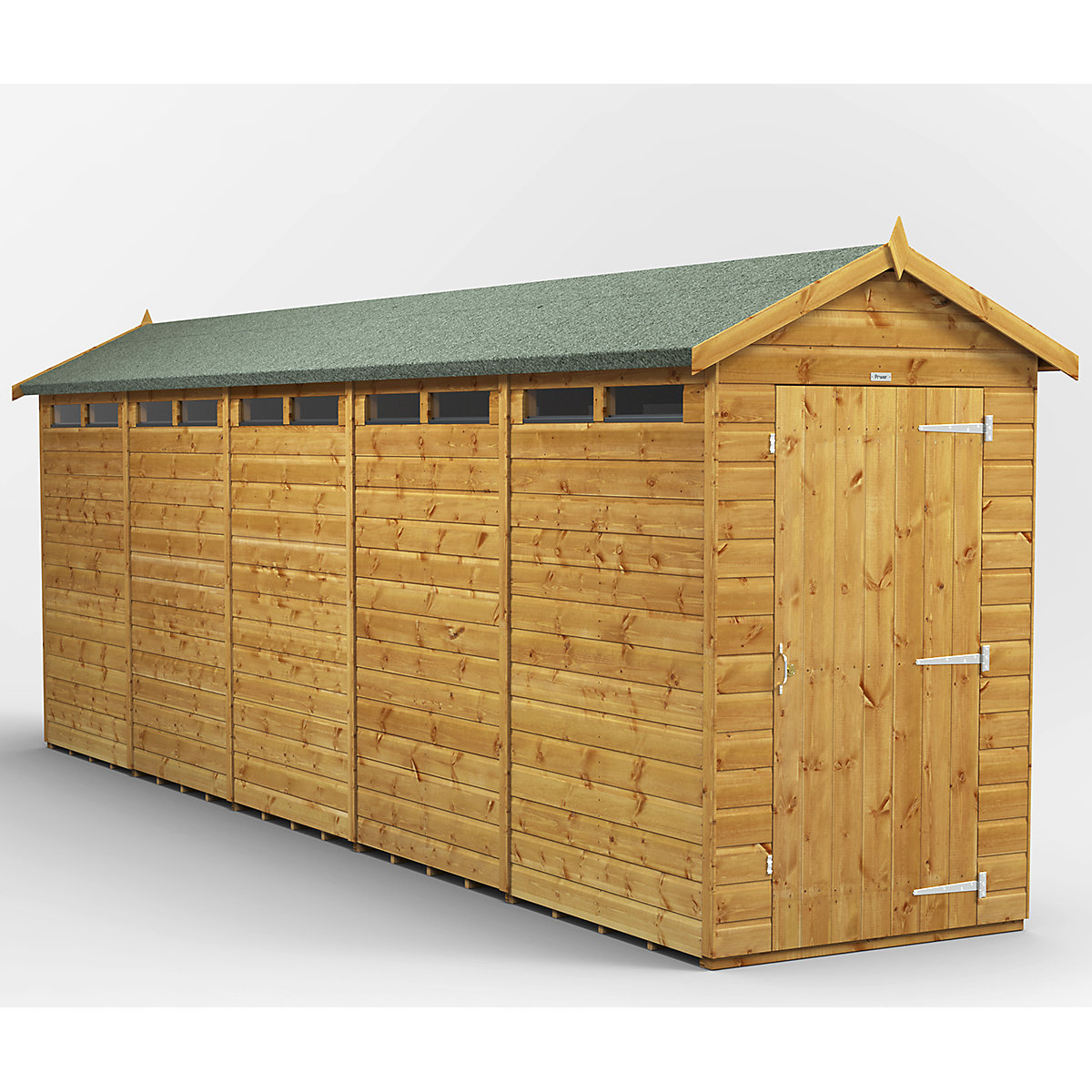 Power 4ft Wide Apex Security Shed