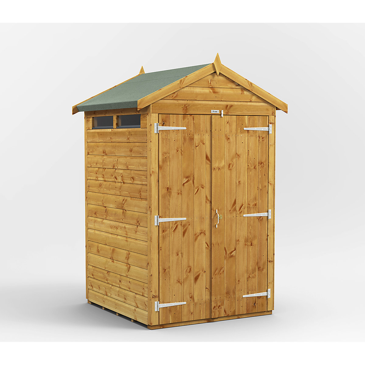 Power 4ft Wide Apex Security Shed