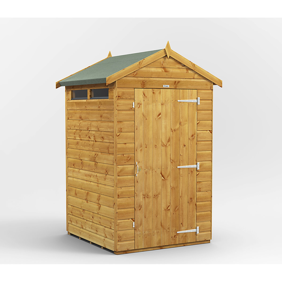 Power 4ft Wide Apex Security Shed