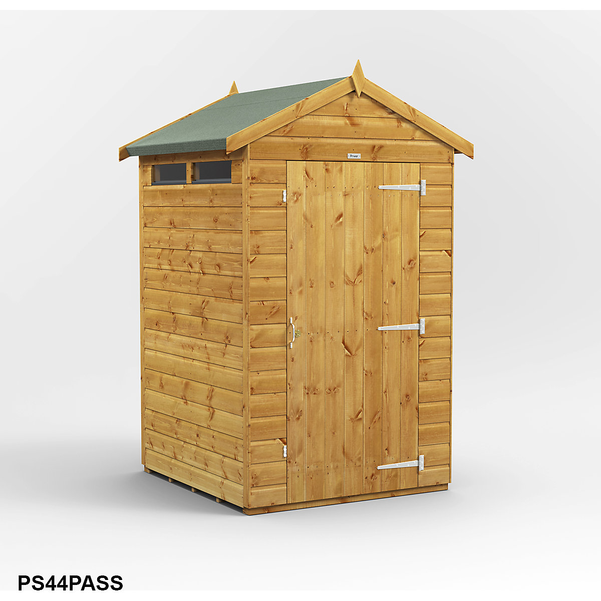 Power 4ft Wide Apex Security Shed (Product illustration 3)-2