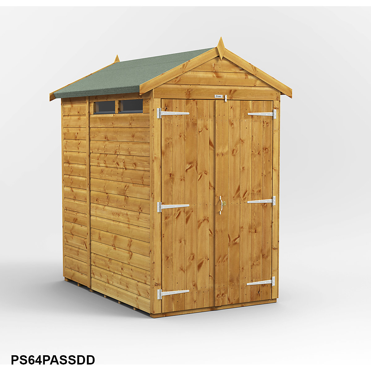 Power 4ft Wide Apex Security Shed (Product illustration 13)-12