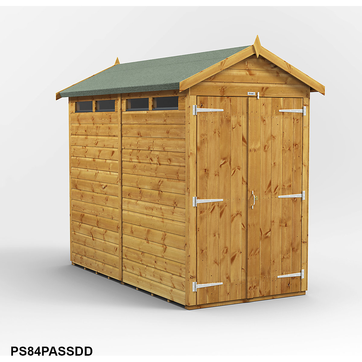 Power 4ft Wide Apex Security Shed (Product illustration 14)-13
