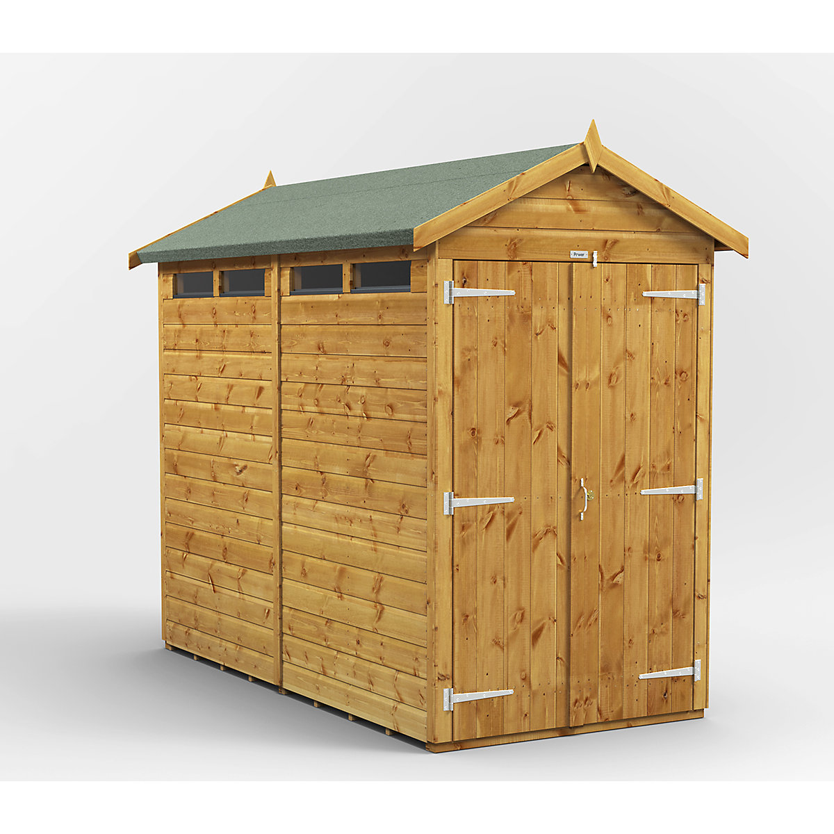 Power 4ft Wide Apex Security Shed