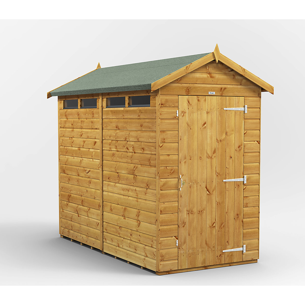 Power 4ft Wide Apex Security Shed