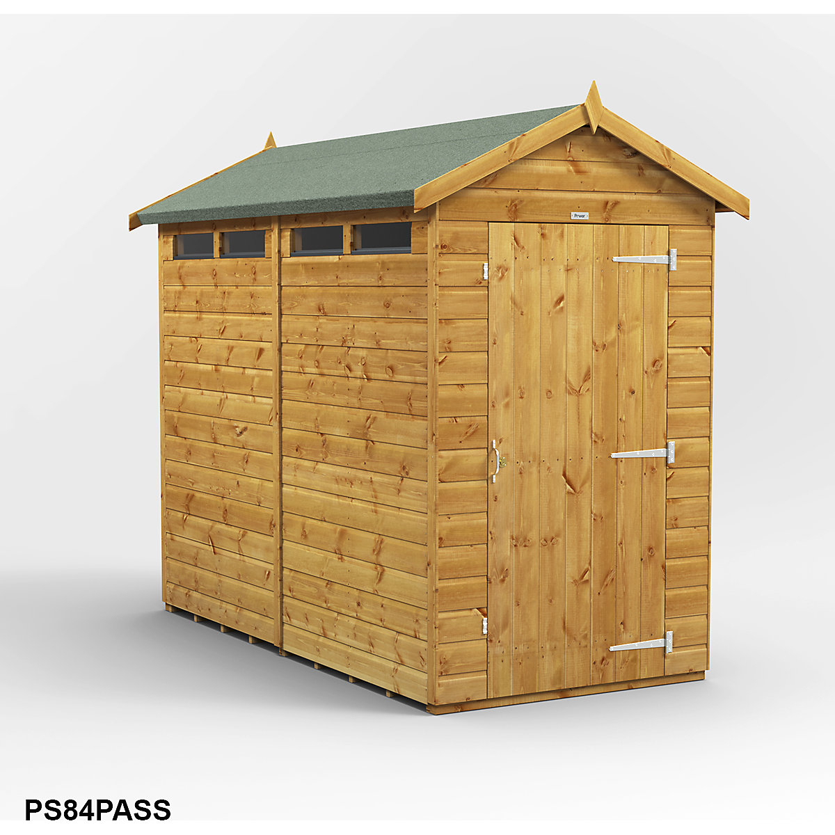 Power 4ft Wide Apex Security Shed (Product illustration 5)-4