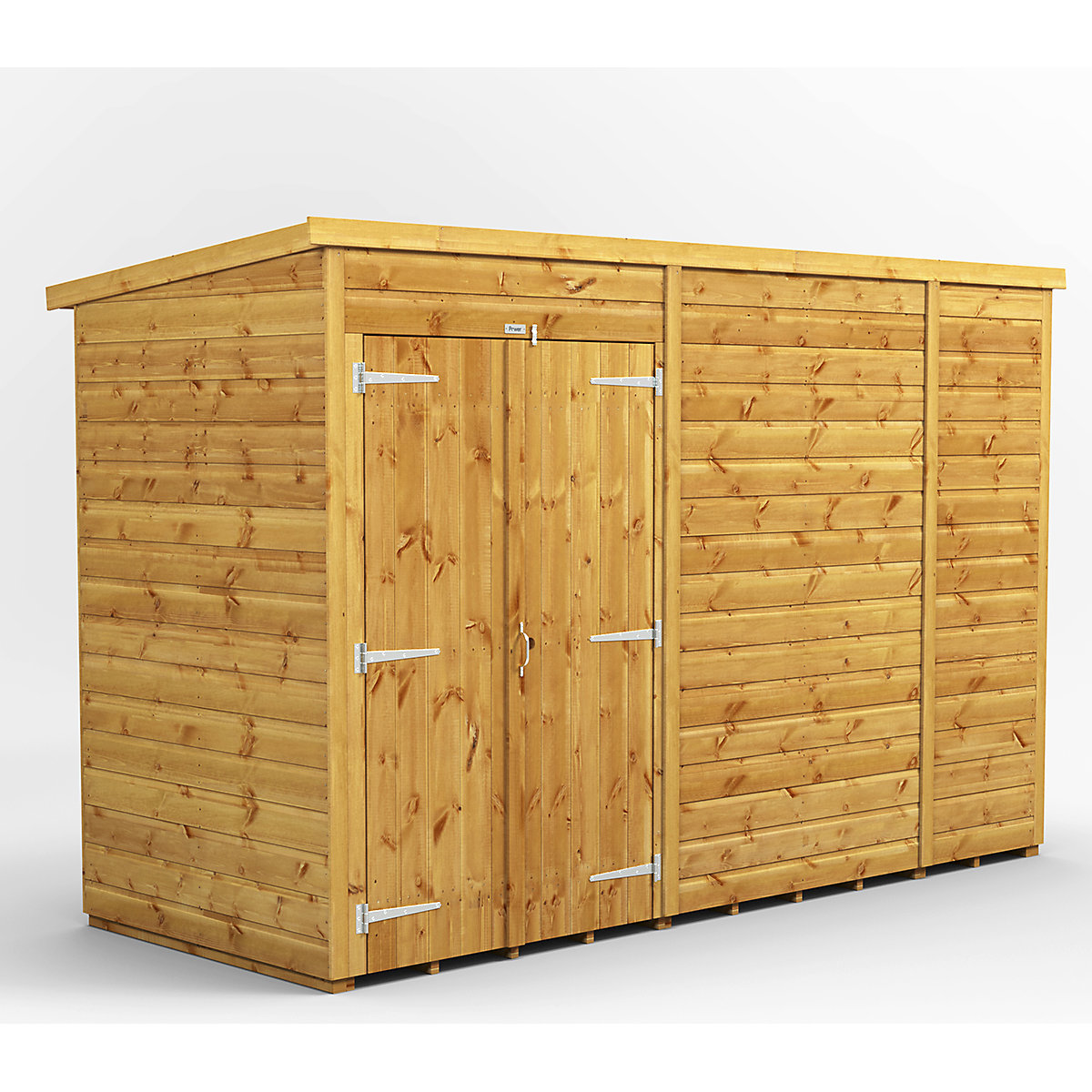 Power 4ft Wide Pent Garden Storage Shed | Optional Windows