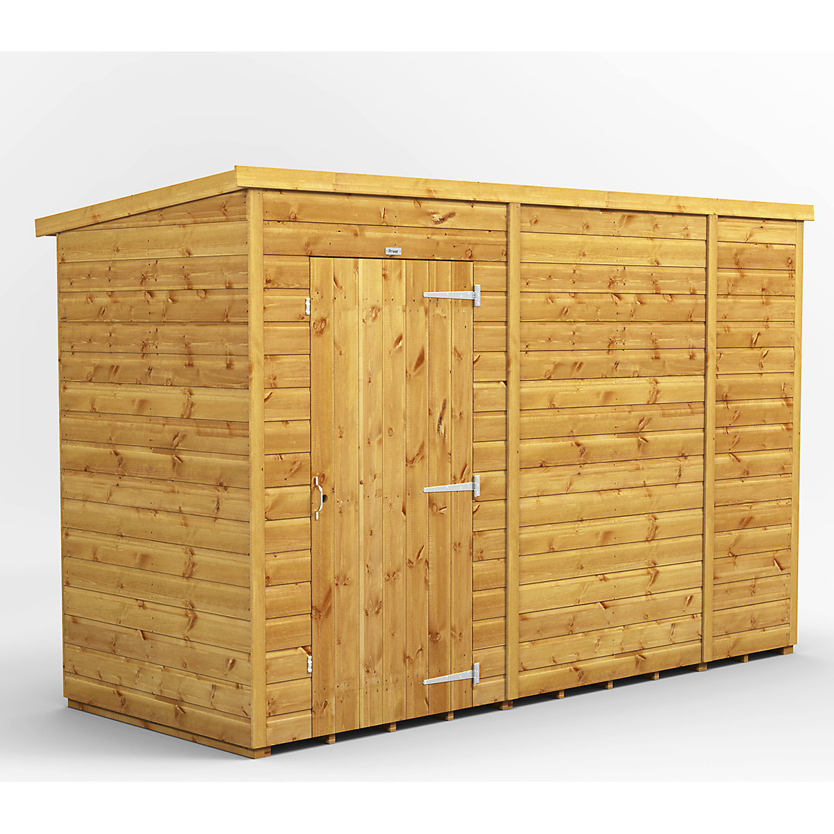 Power 4ft Wide Pent Garden Storage Shed | Optional Windows