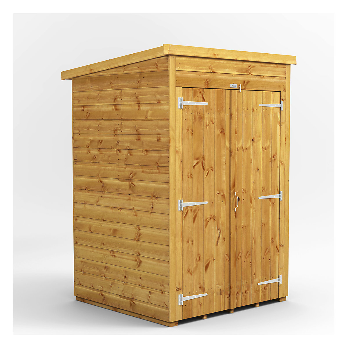 Power 4ft Wide Pent Garden Storage Shed | Optional Windows