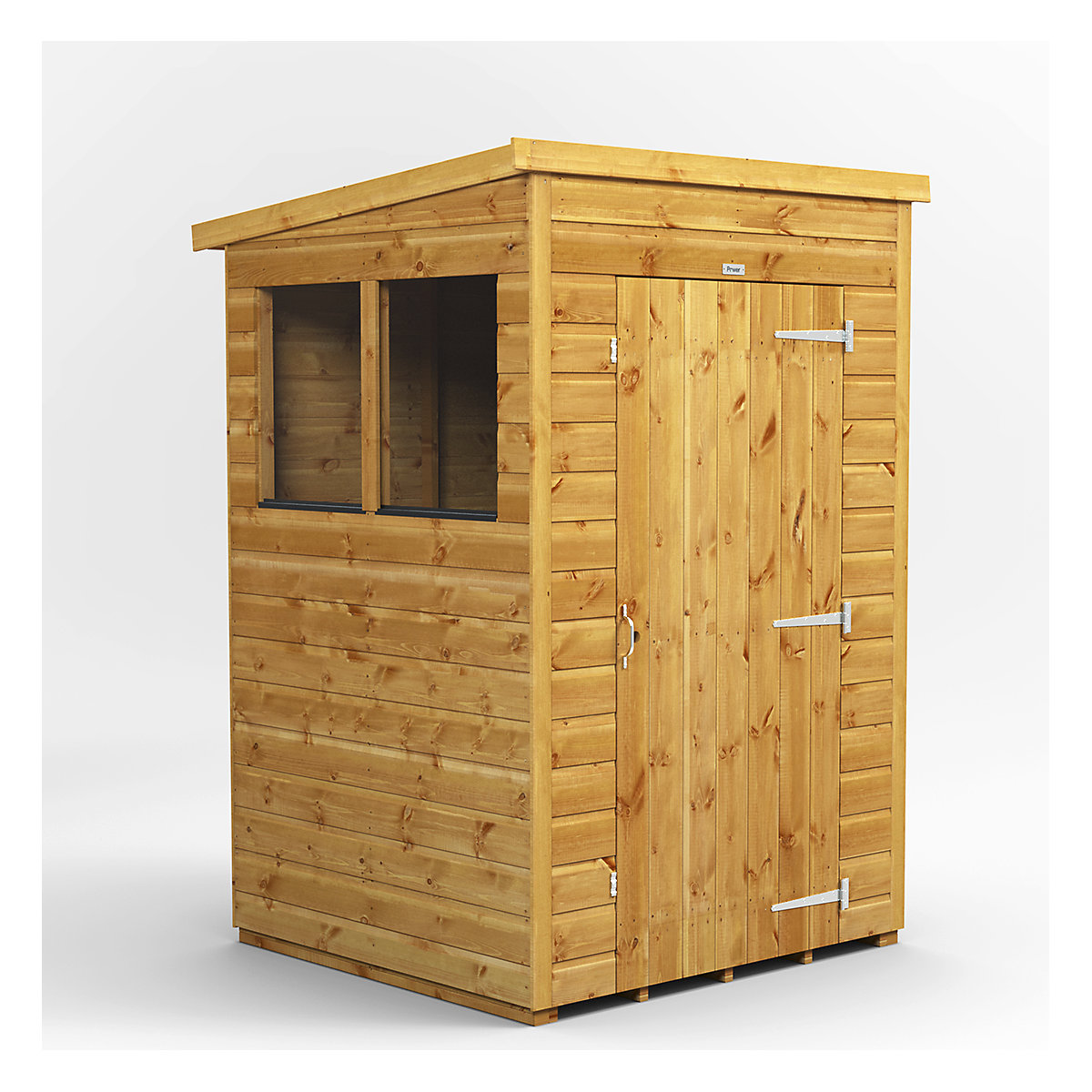 Power 4ft Wide Pent Garden Storage Shed | Optional Windows