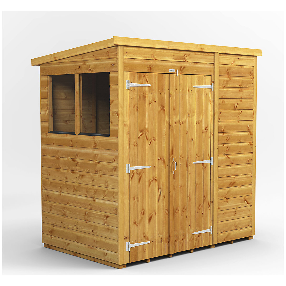 Power 4ft Wide Pent Garden Storage Shed | Optional Windows