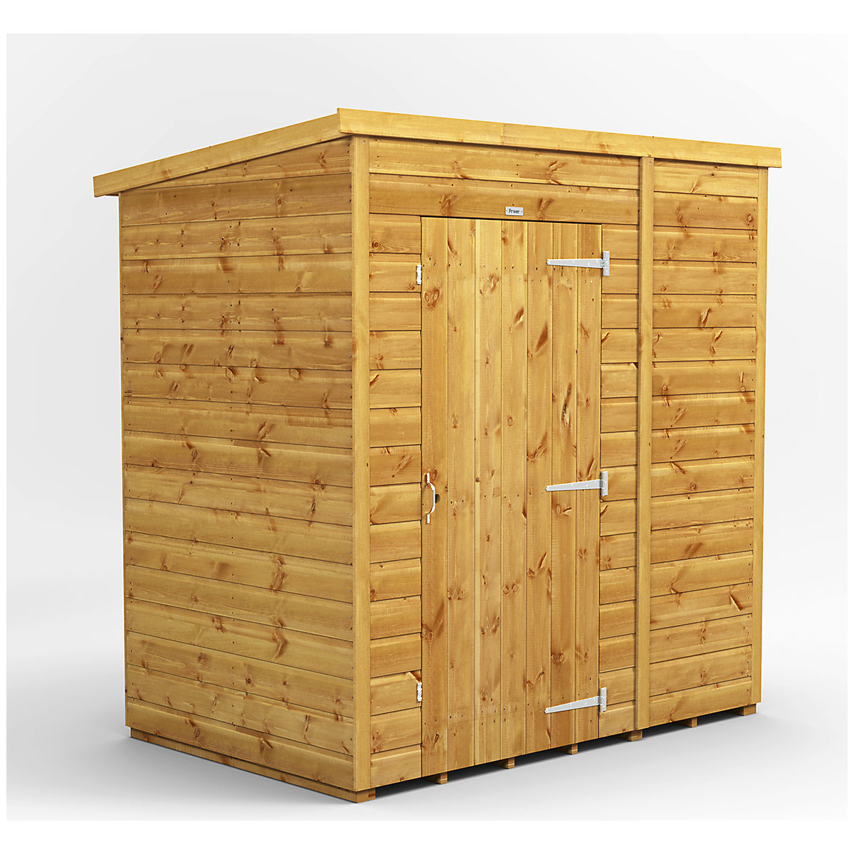 Power 4ft Wide Pent Garden Storage Shed | Optional Windows