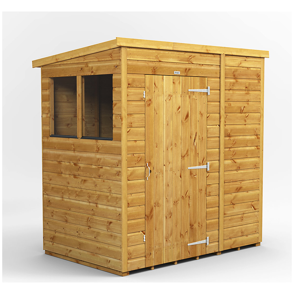 Power 4ft Wide Pent Garden Storage Shed | Optional Windows