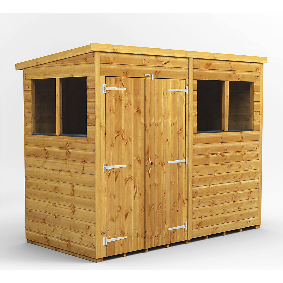 Power 4ft Wide Pent Garden Storage Shed | Optional Windows