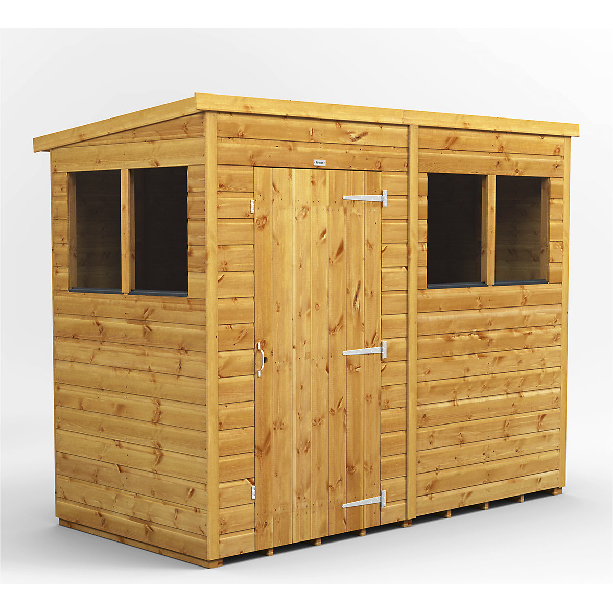 Power 4ft Wide Pent Garden Storage Shed | Optional Windows