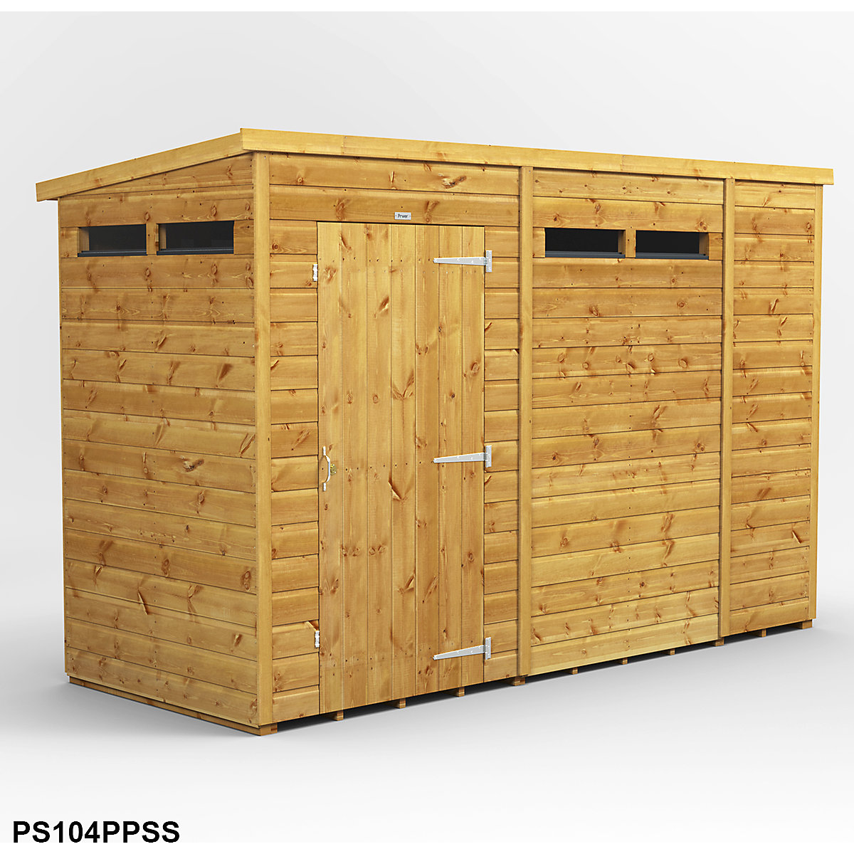 Power 4ft Wide Pent Security Shed (Product illustration 5)-4