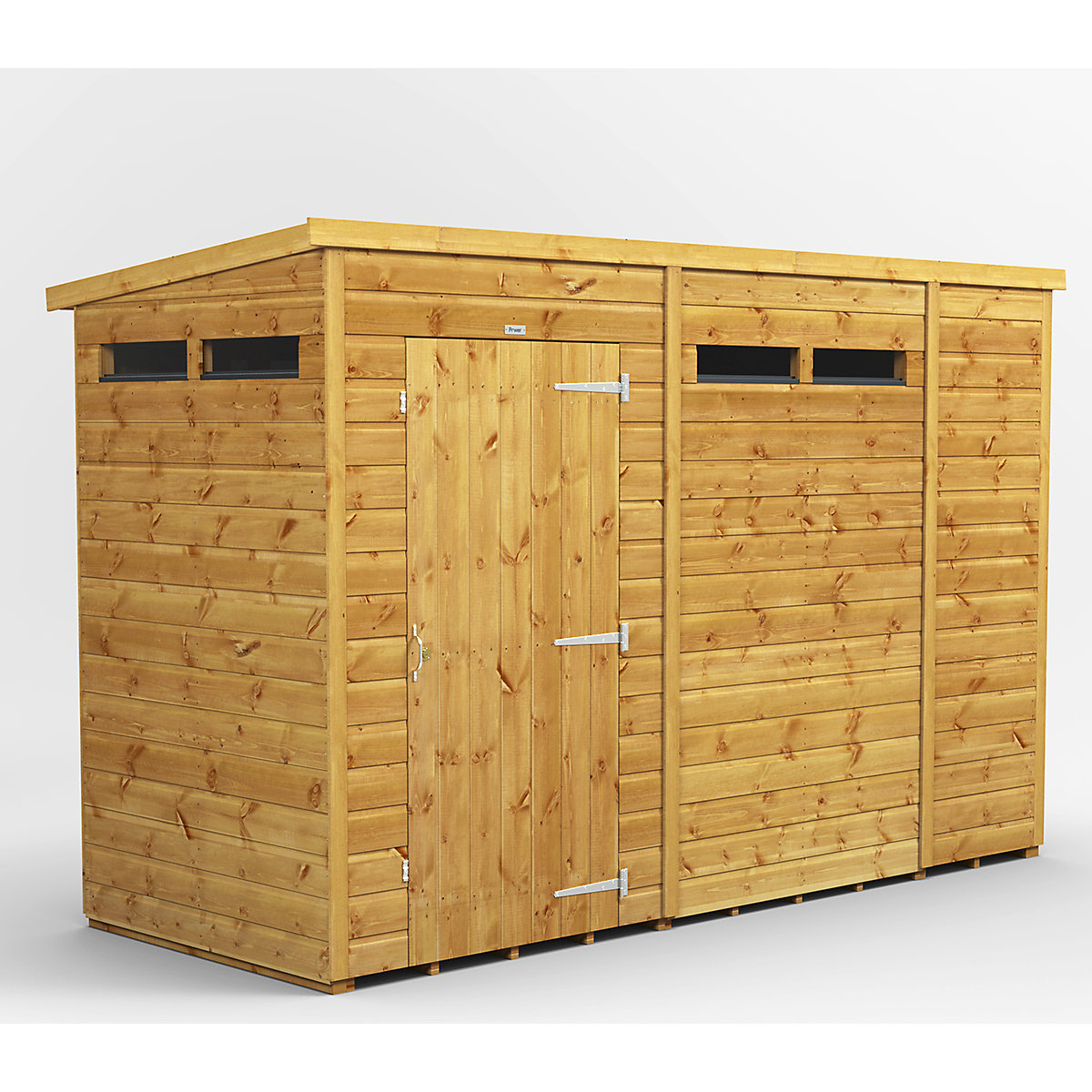 Power 4ft Wide Pent Security Shed