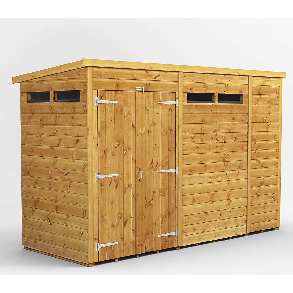 Power 4ft Wide Pent Security Shed