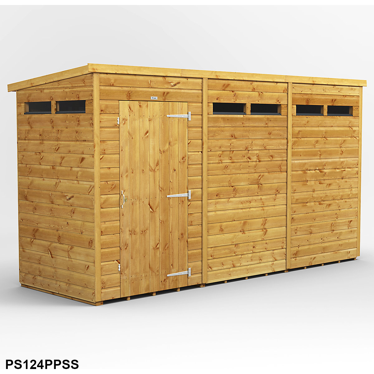 Power 4ft Wide Pent Security Shed (Product illustration 6)-5