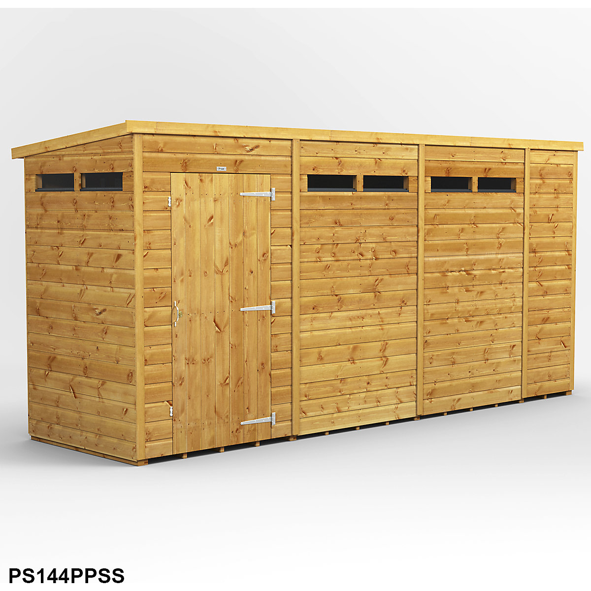 Power 4ft Wide Pent Security Shed (Product illustration 7)-6