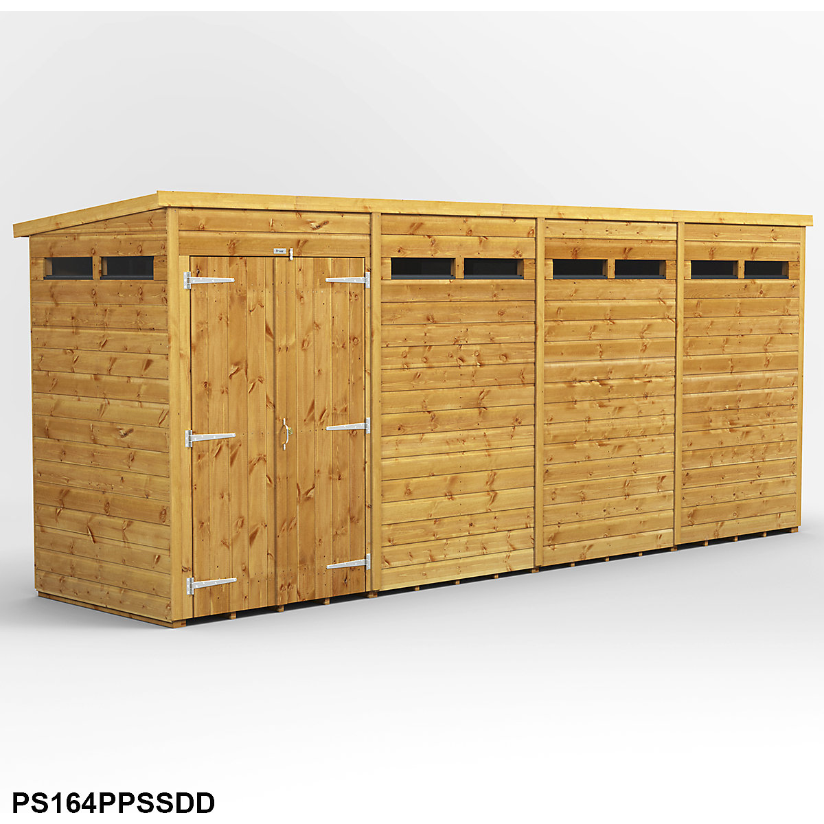 Power 4ft Wide Pent Security Shed (Product illustration 17)-16
