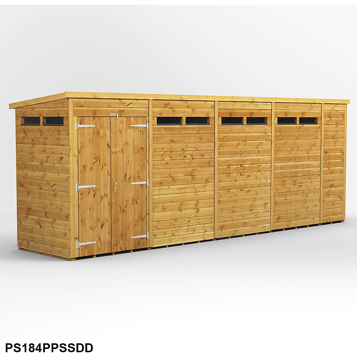Power 4ft Wide Pent Security Shed (Product illustration 18)-17