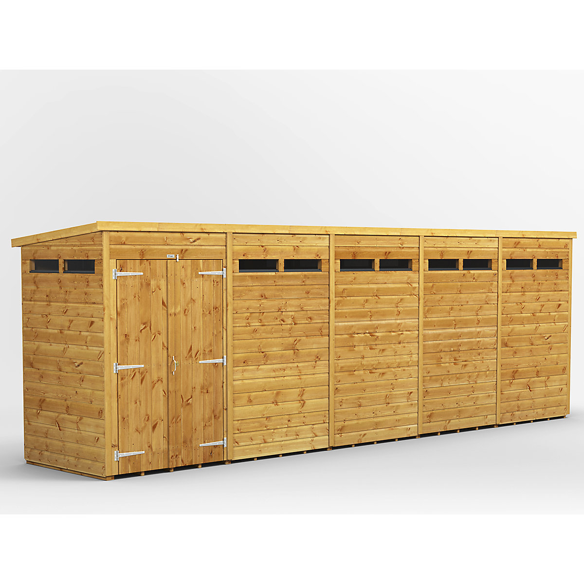 Power 4ft Wide Pent Security Shed